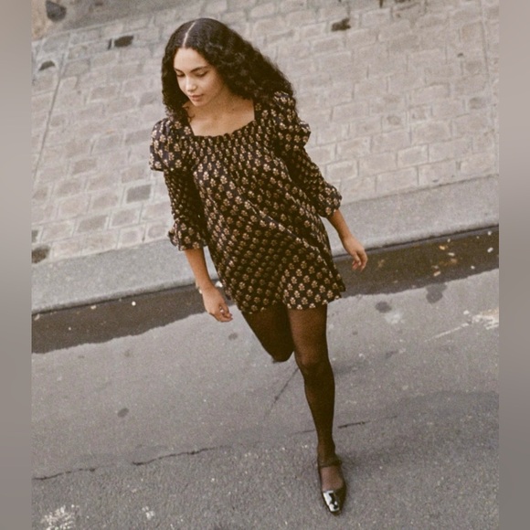 DÔEN Sabia Dress in block print - Picture 2 of 6